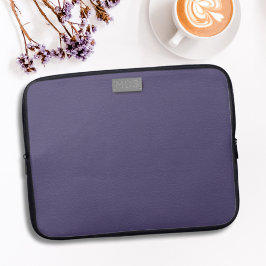 Lila Faux Leather Se Monogrammed Laptop sleeve
