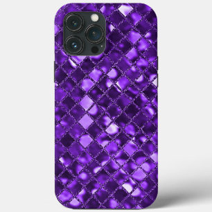 Lila Faux Mosaic Glass