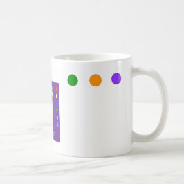 Lila Feralartist Färg Wheel Mugg