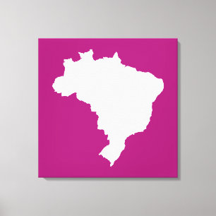 Lila Festive Brazil vid Emporiomoffa Canvastryck