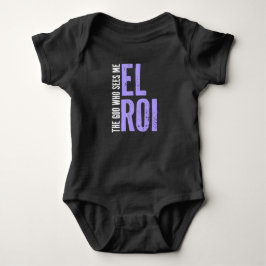 Lila fet design - El Roi - Gud som ser mig T Shirt