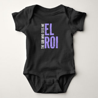 Lila fet design - El Roi - Gud som ser mig T Shirt