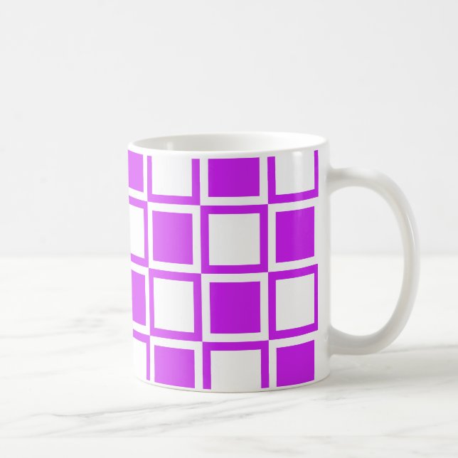Lila Fet Mod Fack Kaffemugg (Höger)