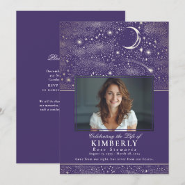 Lila Firande i livets begravningsfotot Inbjudningar