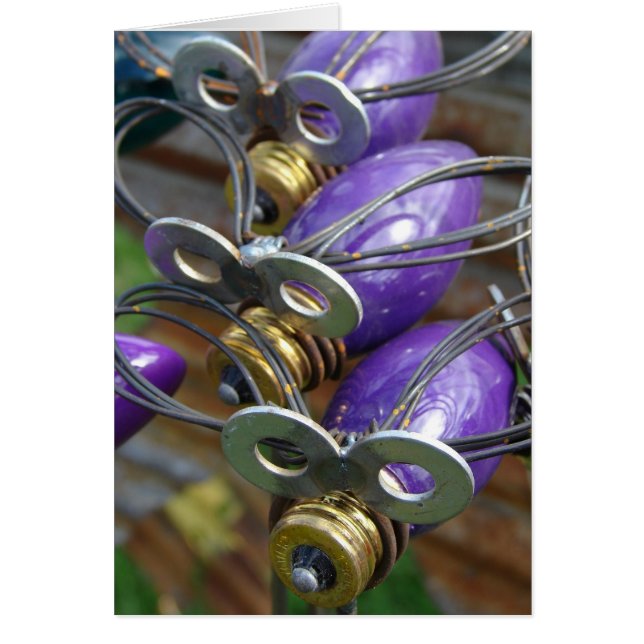 Lila Firefleys Hälsningskort (Framsidan)