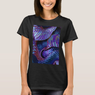 Lila fjäll t shirt