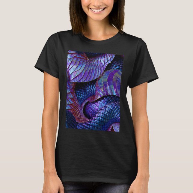 Lila fjäll t shirt (Framsida)
