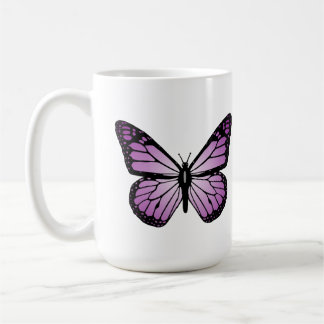 Lila Fjäril Kaffemugg
