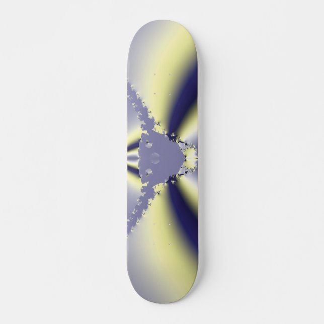 Lila Fjäril Mini Skateboard Bräda 18,5 Cm (Framsida)