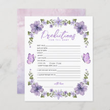 Lila Fjärilar Förutsägelse För Baby Lek