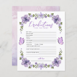 Lila Fjärilar Förutsägelse För Baby Lek