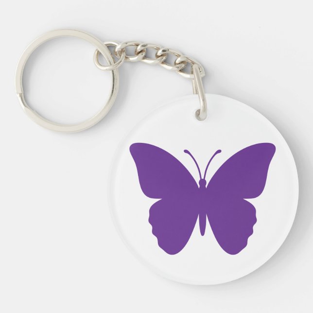 Lila fjärilsdesign (Framsidan)