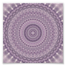 Lila Fjäther mandala