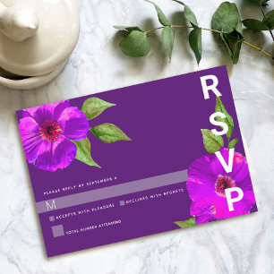 Lila Fladdermus Bar-Mitzvah Blommig Akvarell Moder OSA Kort