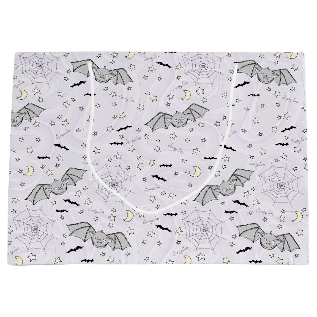 Lila Fladdermus Spooky Cute Gender Neutral (Framsidan)