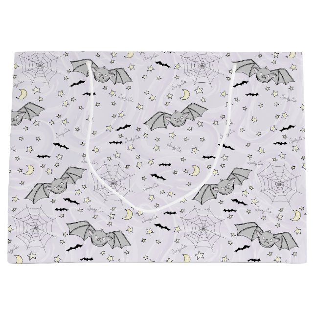 Lila Fladdermus Spooky Cute Gender Neutral (Framsidan)