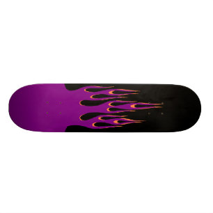 Lila Flames Skateboard