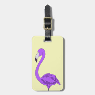 Lila Flamingo Bag Märkre Bagagebricka
