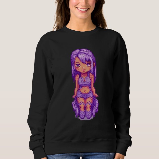 Lila flicka t shirt (Framsida)