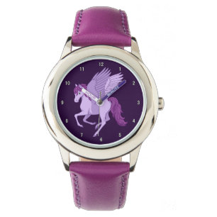 Lila Flies Horse Pegasus Armbandsur