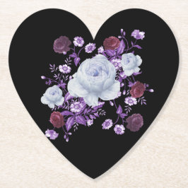 LILA FLÖDEN,SVART BAKGRUND UNDERLÄGG PAPPER