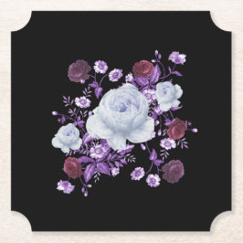 LILA FLÖDEN,SVART BAKGRUND UNDERLÄGG PAPPER