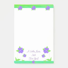 Lila Flödesdeklaration Post-it Block