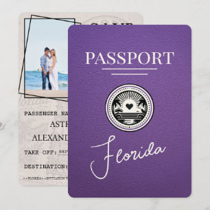 Lila Florida-pass Spara datum Datumet