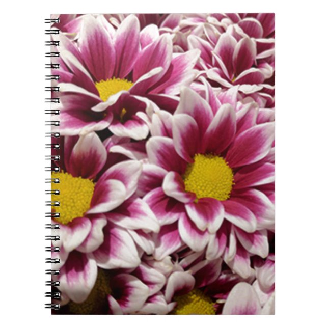 Lila Flower Anteckningsbok (Framsidan)