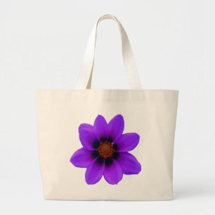 Lila Flower at Dusk Jumbo Tygkasse