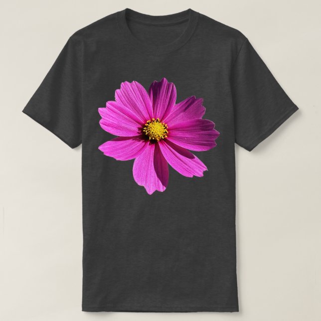 Lila Flower Cosmos T Shirt (Design framsida)