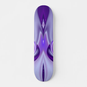 Lila Flower Dream , Abstrakt Fantasy Rainbow Art Skateboard Bräda 21,5 Cm