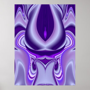 Lila Flower Dream Poster