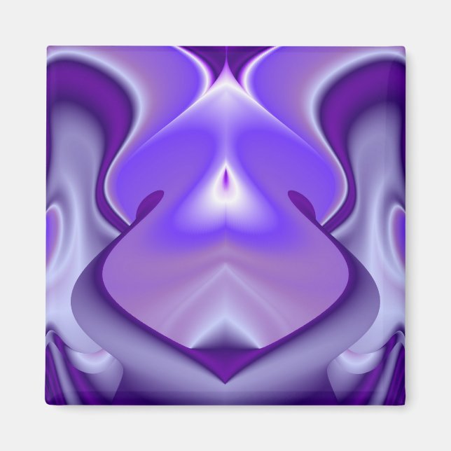 Lila Flower Dreams Magnet (Framsidan)