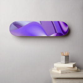 Lila Flower Dreams Mini Skateboard Bräda 18,5 Cm