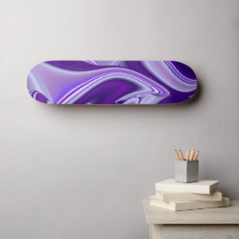Lila Flower Dreams Mini Skateboard Bräda 18,5 Cm