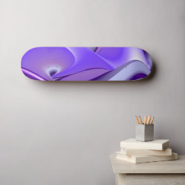 Lila Flower Dreams Mini Skateboard Bräda 18,5 Cm