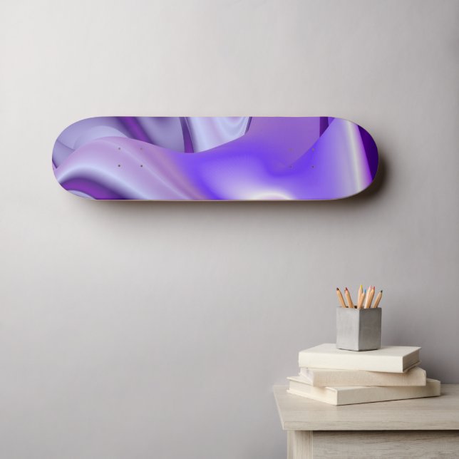 Lila Flower Dreams Mini Skateboard Bräda 18,5 Cm (Väggkonst (Horz))