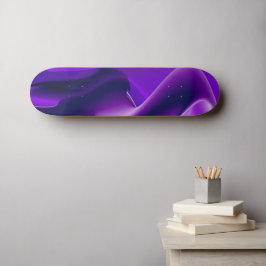 Lila Flower Dreams Mini Skateboard Bräda 18,5 Cm