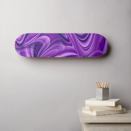 Lila Flower Dreams Mini Skateboard Bräda 18,5 Cm