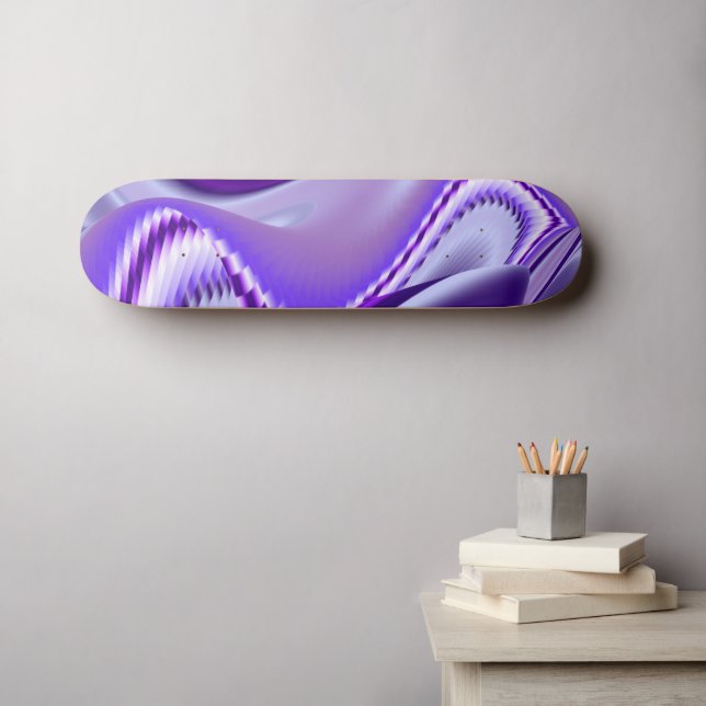 Lila Flower Dreams Mini Skateboard Bräda 18,5 Cm (Väggkonst (Horz))