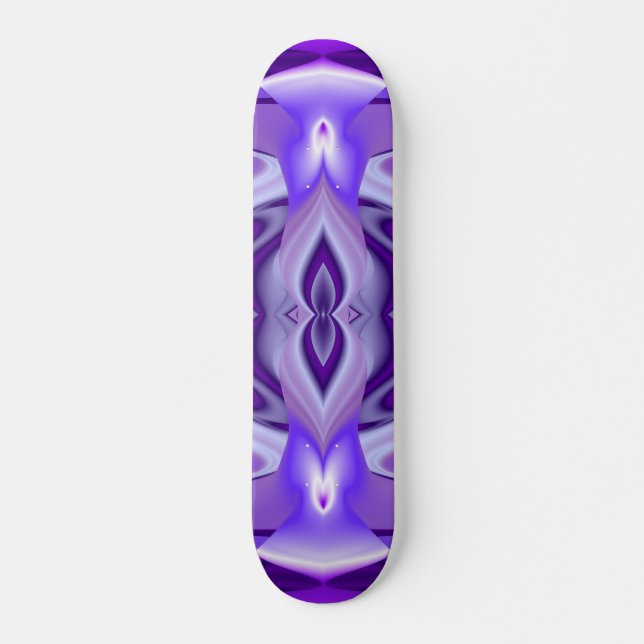 Lila Flower Dreams Skateboard Bräda 20,5 Cm (Framsida)