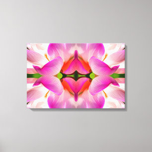 LILA FLOWER - Fractal Art - Canvastryck