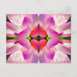 LILA FLOWER - Fractal Art - Vykort