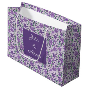 Lila Flower Gift Bag