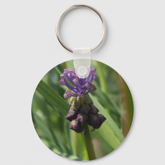 Lila Flower Keychain Nyckelring (Framsida)