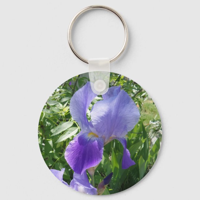 Lila Flower Keychain Nyckelring (Framsida)