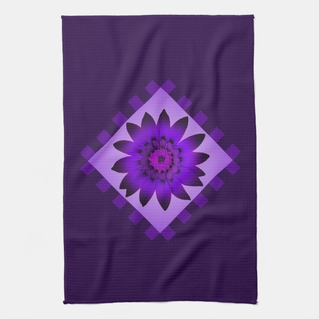 Lila Flower Kitchen Towel Kökshandduk (Vertikal)