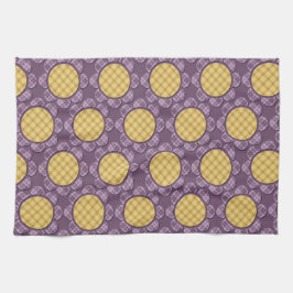 Lila Flower Kökshandduk