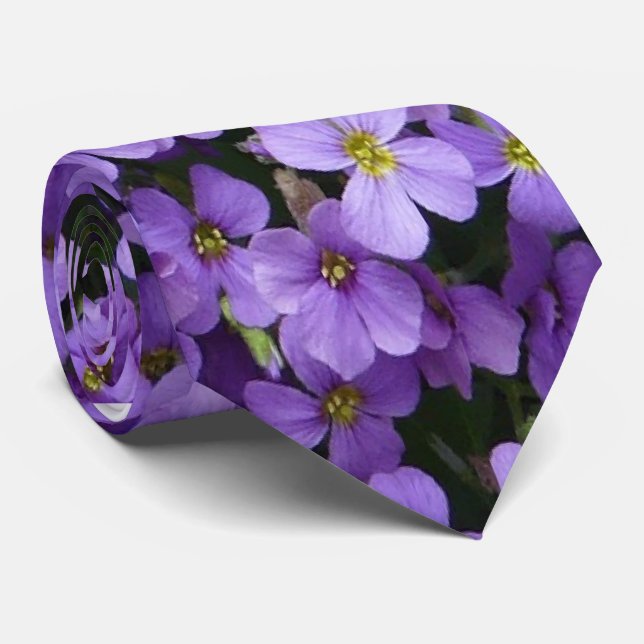 LILA FLOWER Neck Tie Slips (Rullad)